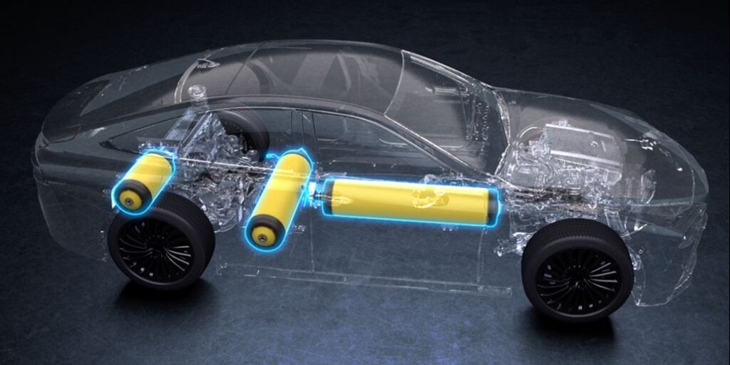 Toyota hydrogen fuel cell electric how fcevs work hydrogen tank l